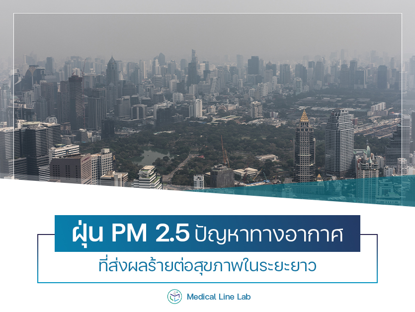 ฝุ่น PM 2.5 ปัญหาทางอากาศ ที่ส่งผลร้ายต่อสุขภาพในระยะยาว